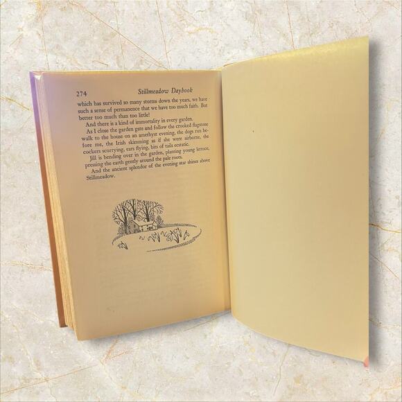 Stillmeadow Daybook Gladys Taber 1955 Vintage Book + Original Sketch - Picture 11 of 11